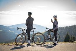 Ausblick beim Radfahren aus dem Naturpark Almenland