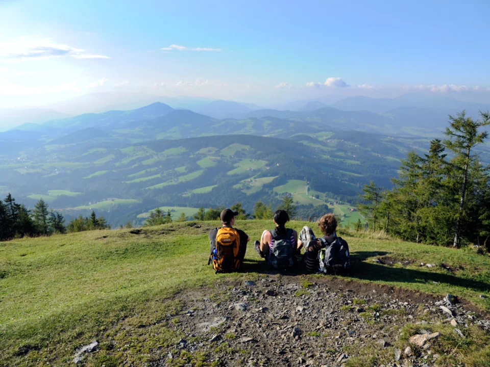 Ausblick vom Schöckl genießen