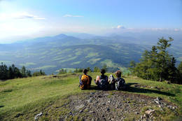 Ausblick vom Schöckl genießen