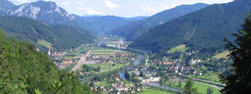 Ortspanorama Gemeinde Pernegg an der Mur