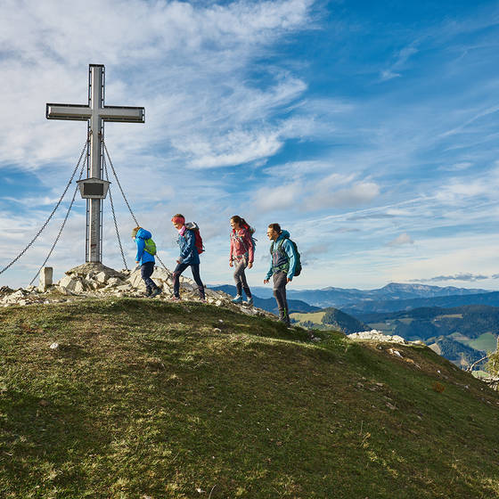 Wanderung mit der Familie auf den Plankogel
