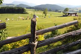 Almenland Golfplatz Bänderzaun