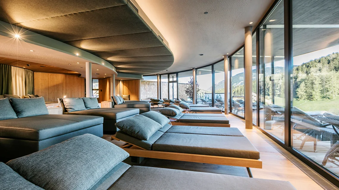 Ruhebereich Innen beim Almwellness Hotel Pierer