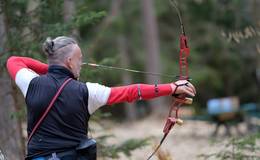 Zielschießen beim Bogensportclub
