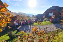 Labestation beim Vogelbeer-Wandertag im Naturpark Almenland