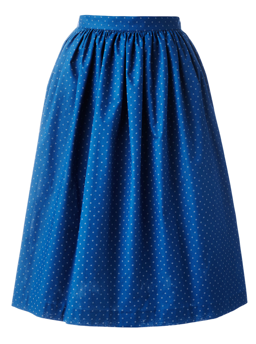 Almenland Dirndl, Schürze in dunkelblau