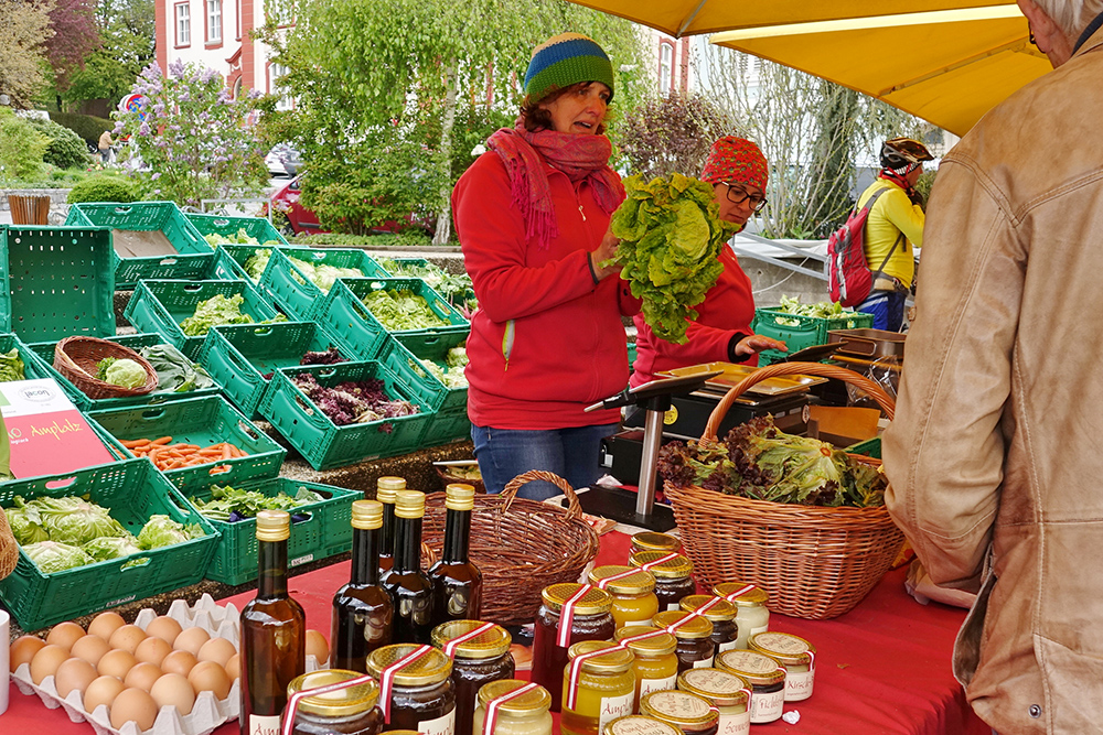 Landwirtin am Weizer Bauernmarkt