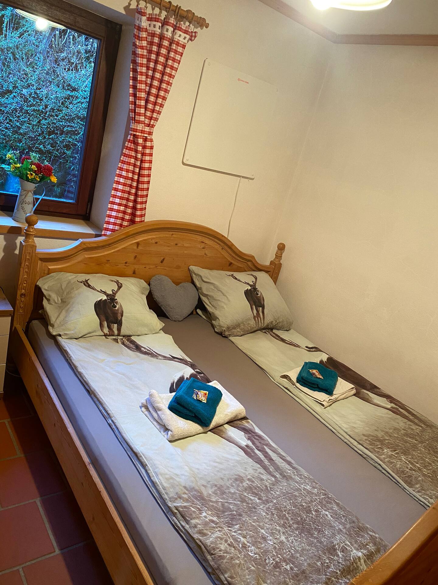 Schlafzimmer im Ferienhaus Almenland in Arzberg