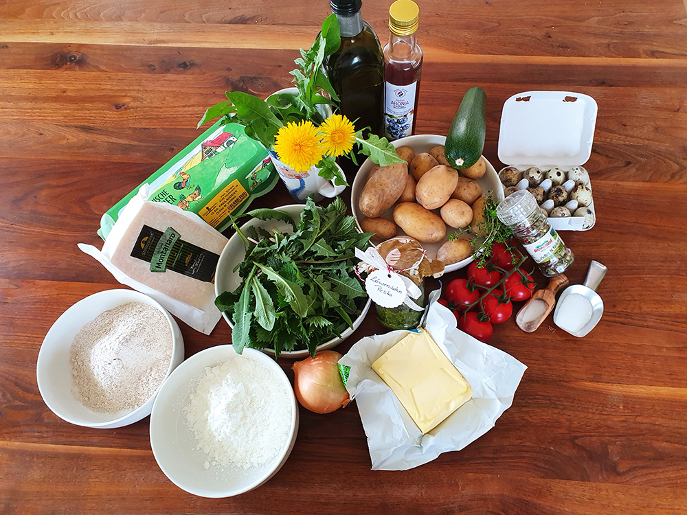 Löwenzahn Gnocchi Zutaten