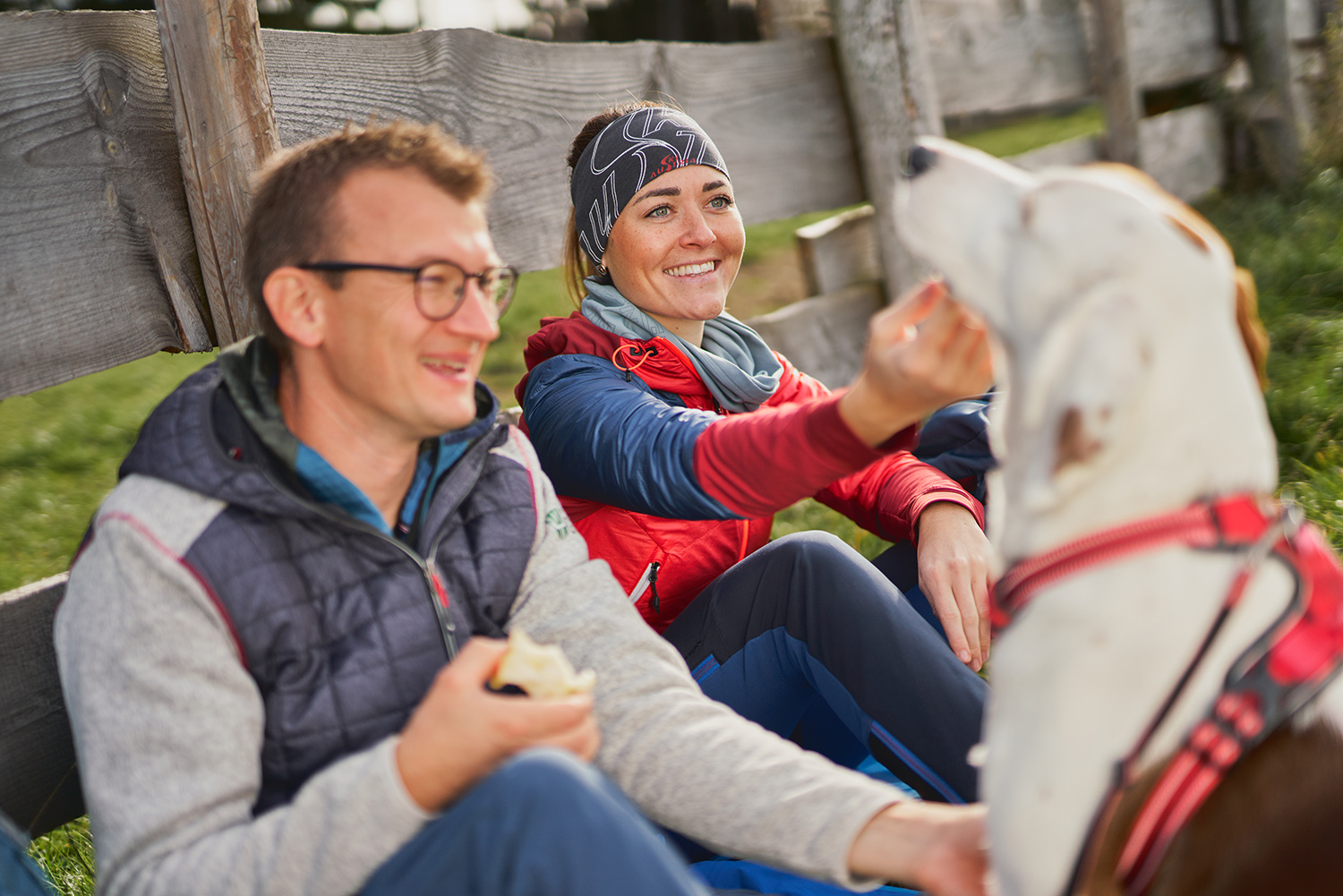 Rast mit Hund