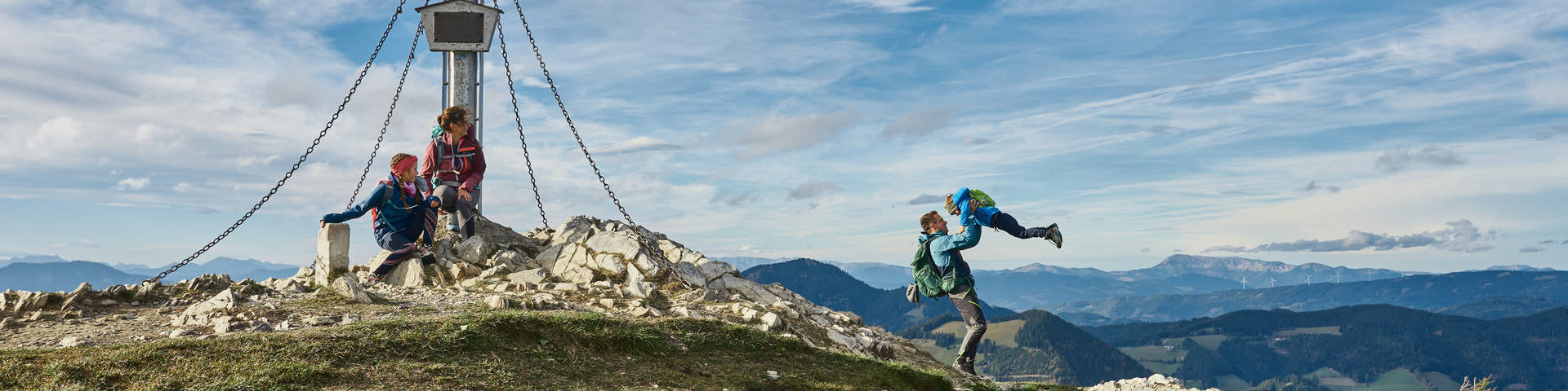 Familie am Plankogel