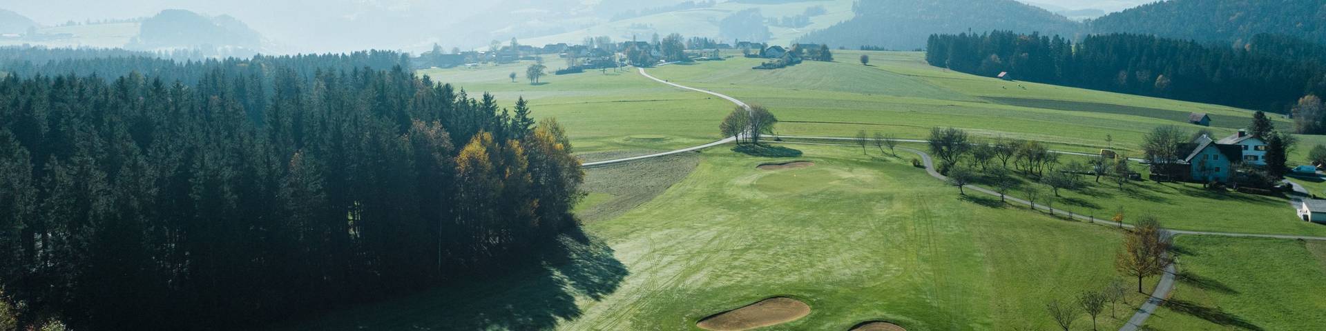 Golfplatz Almenland von Oben